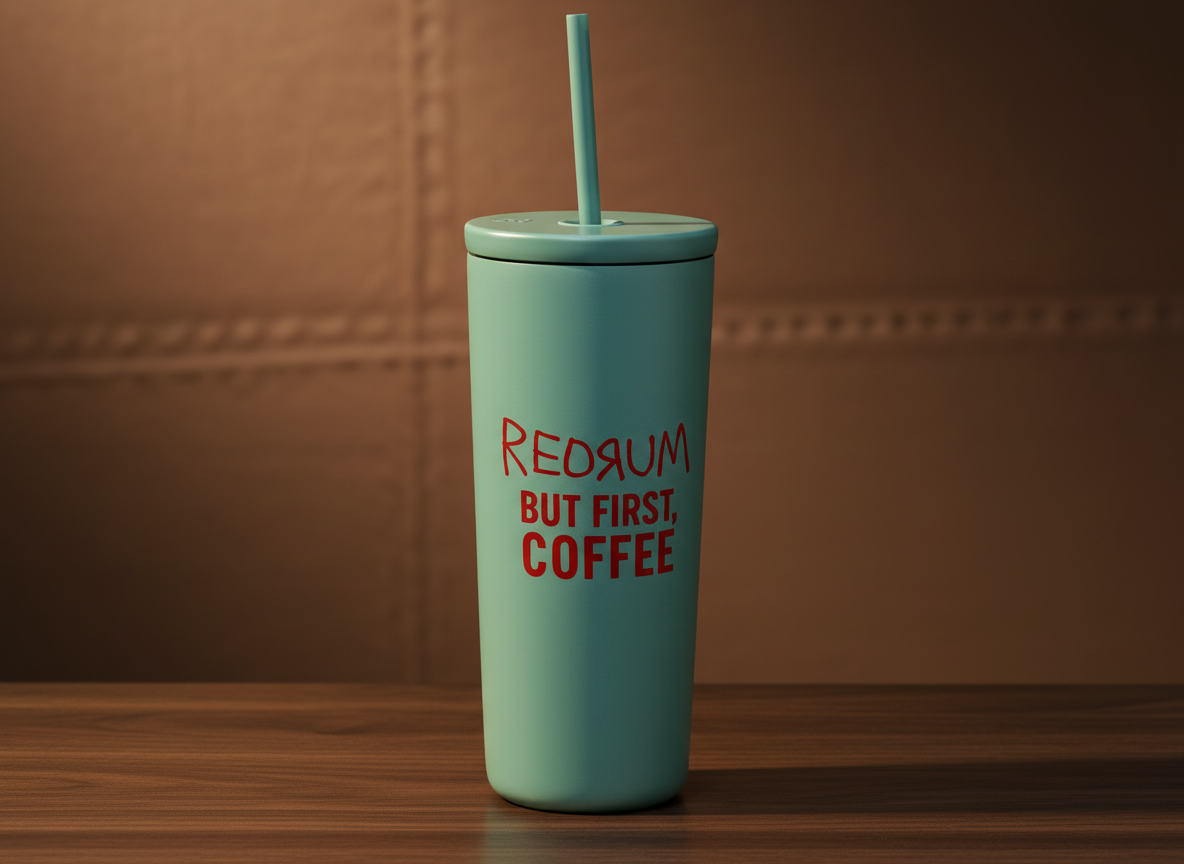 Redrum “But First, Coffee” 24 oz Cold Cup
