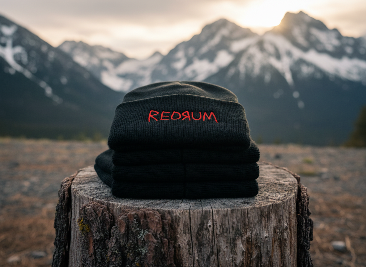 Redrum Embroidered Beanie