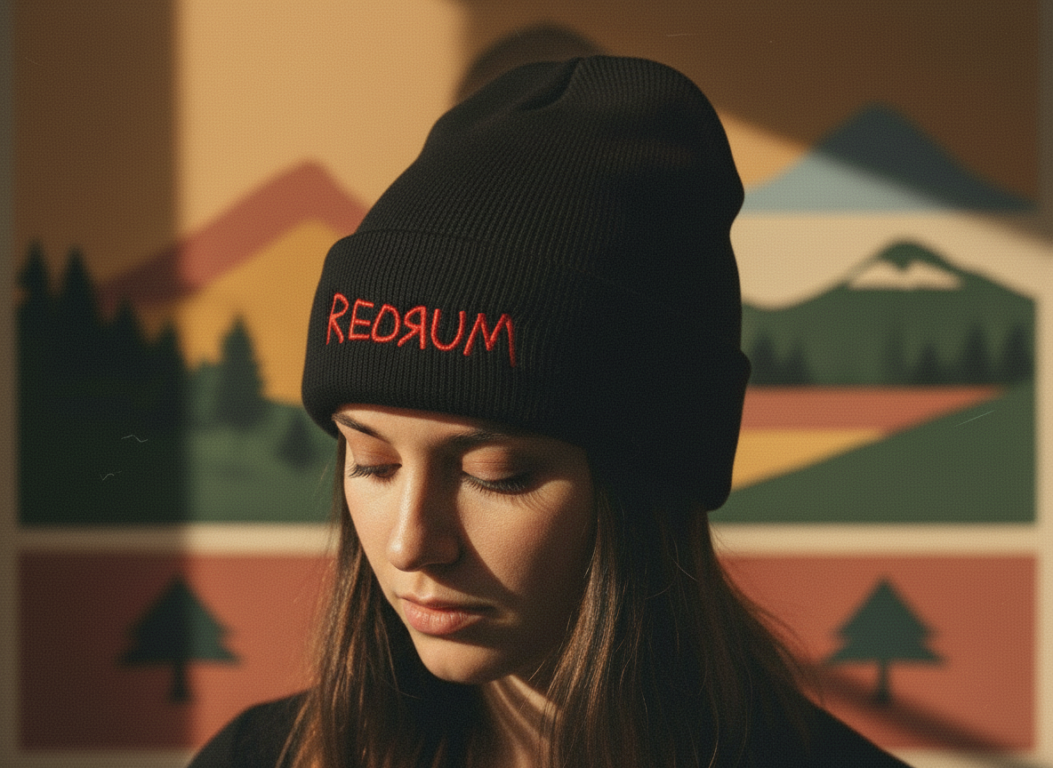 Redrum Embroidered Beanie