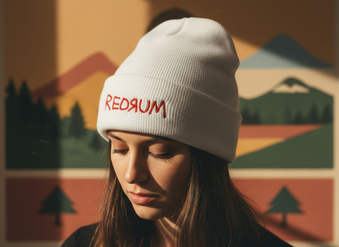 Redrum Embroidered Beanie