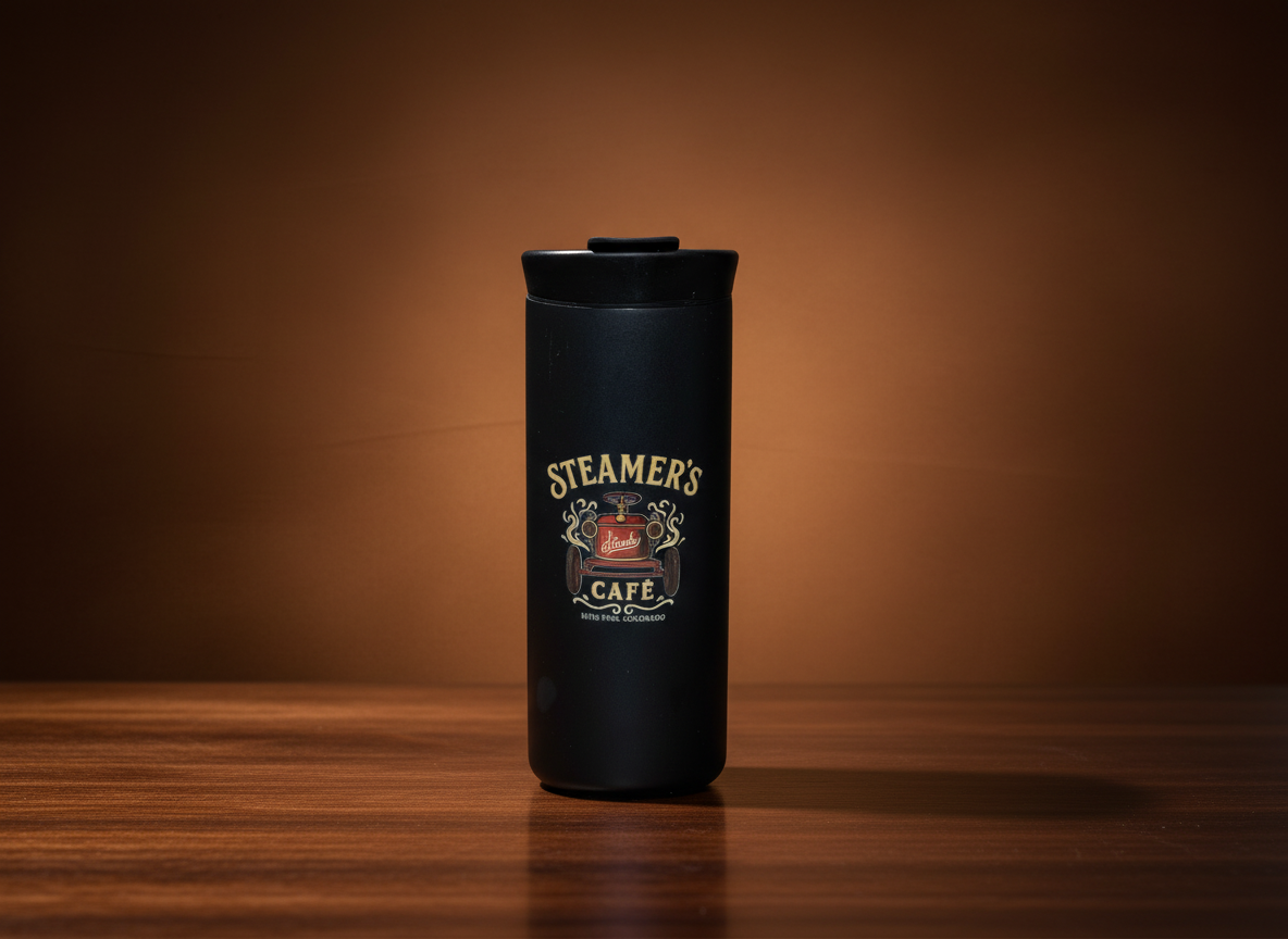 Steamer’s Café 16 oz Ceramic-Coated Tumbler