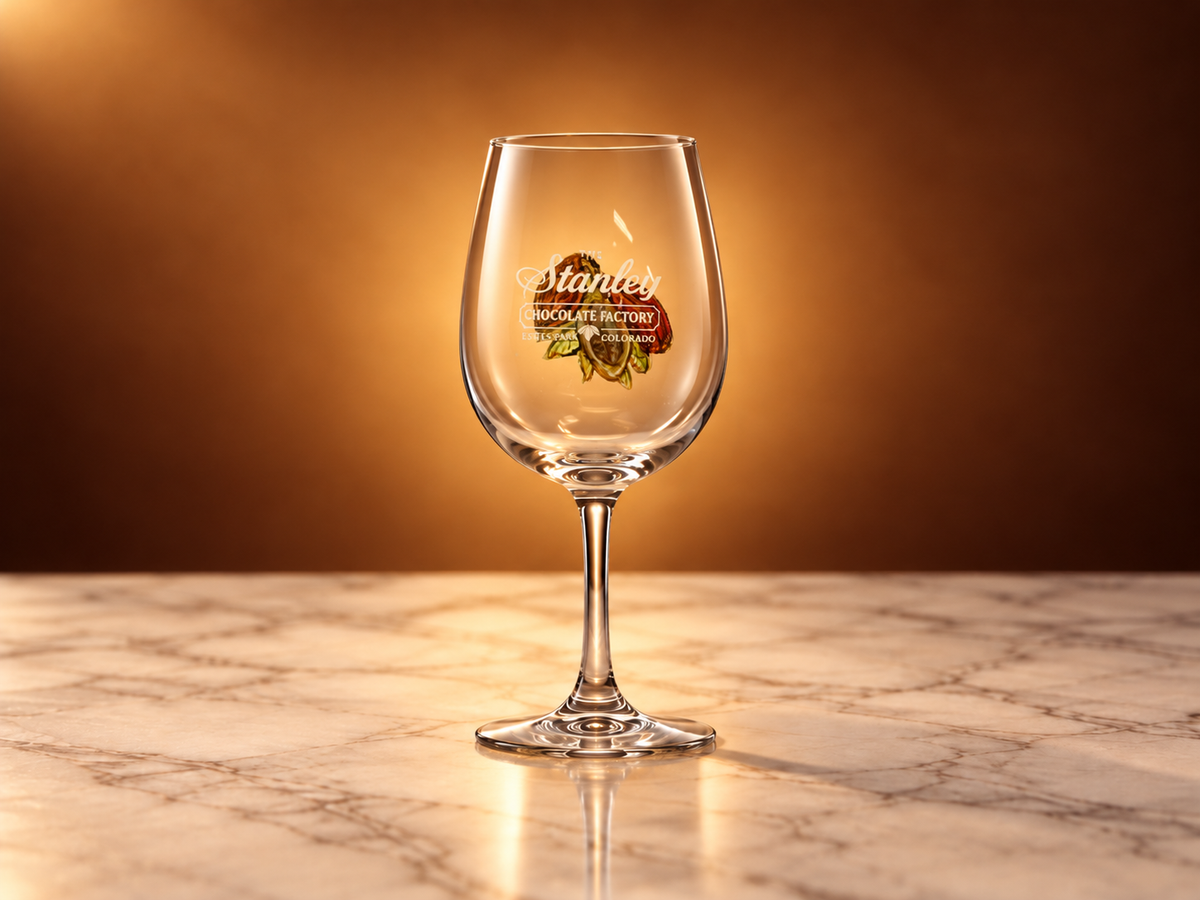Hand Painted Wine Glass