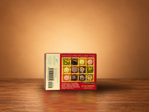 A Little Something Chocolate Mini Jigsaw Puzzle by Lea Redmond