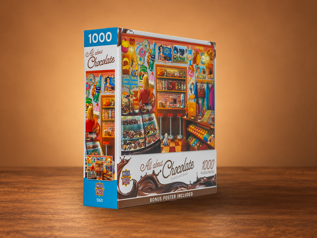 MasterPieces "All About Chocolate - Chocolate Shop" 1000-Piece Jigsaw Puzzle