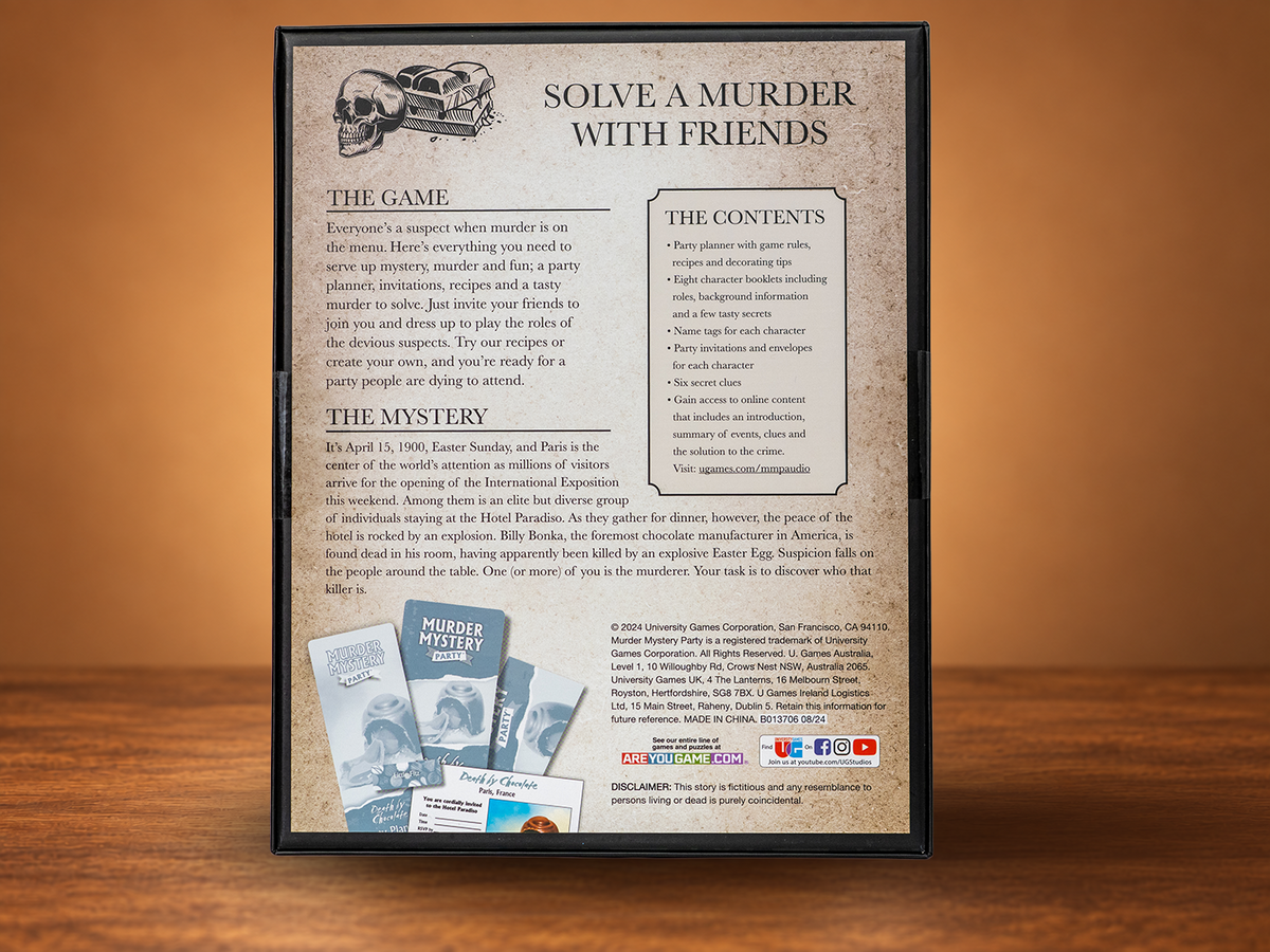 Murder Mystery Party: Death by Chocolate Game