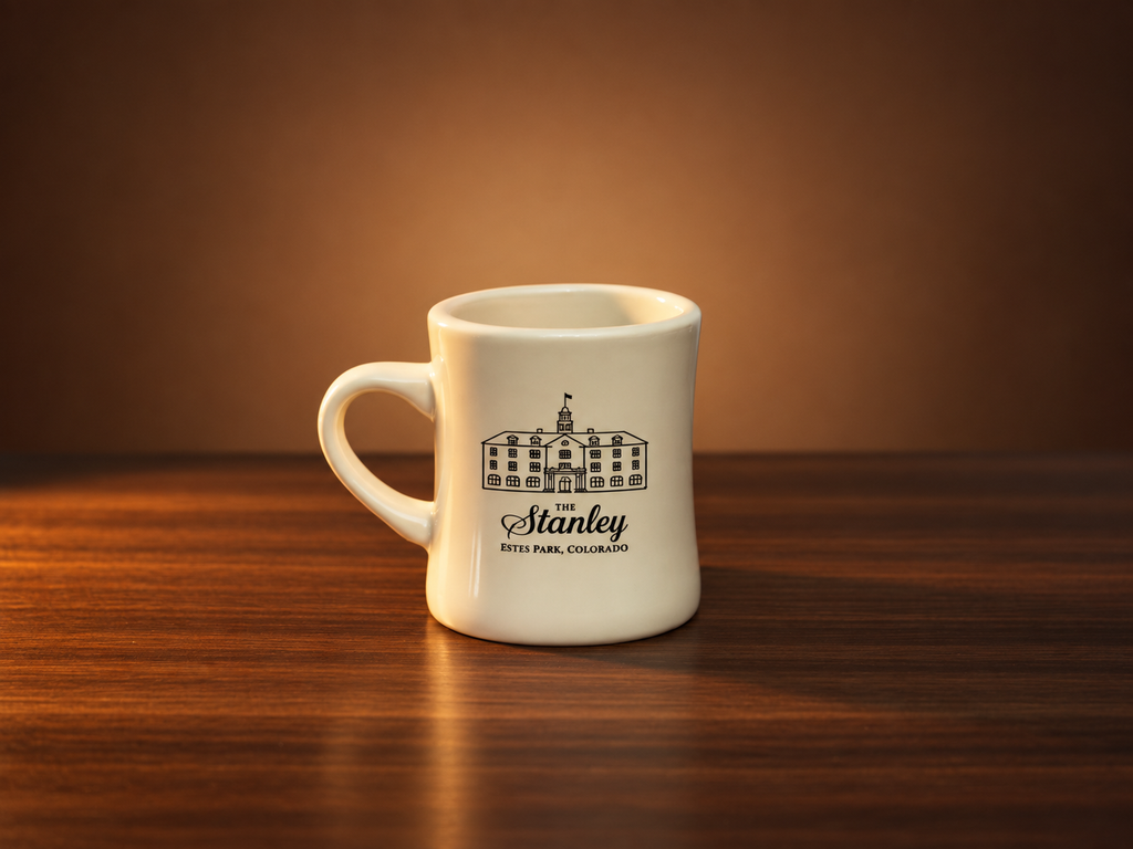 "RISE AND SHINING" Heavyweight Ceramic Diner Coffee Mug