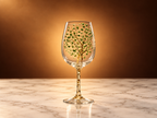 Hand Painted Wine Glass