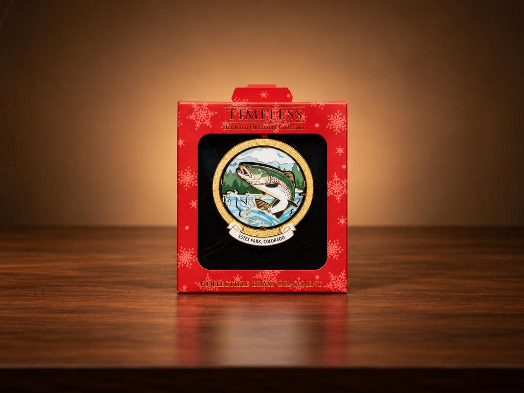 Estes Park Rainbow Trout Collectible Timeless Christmas Ornament