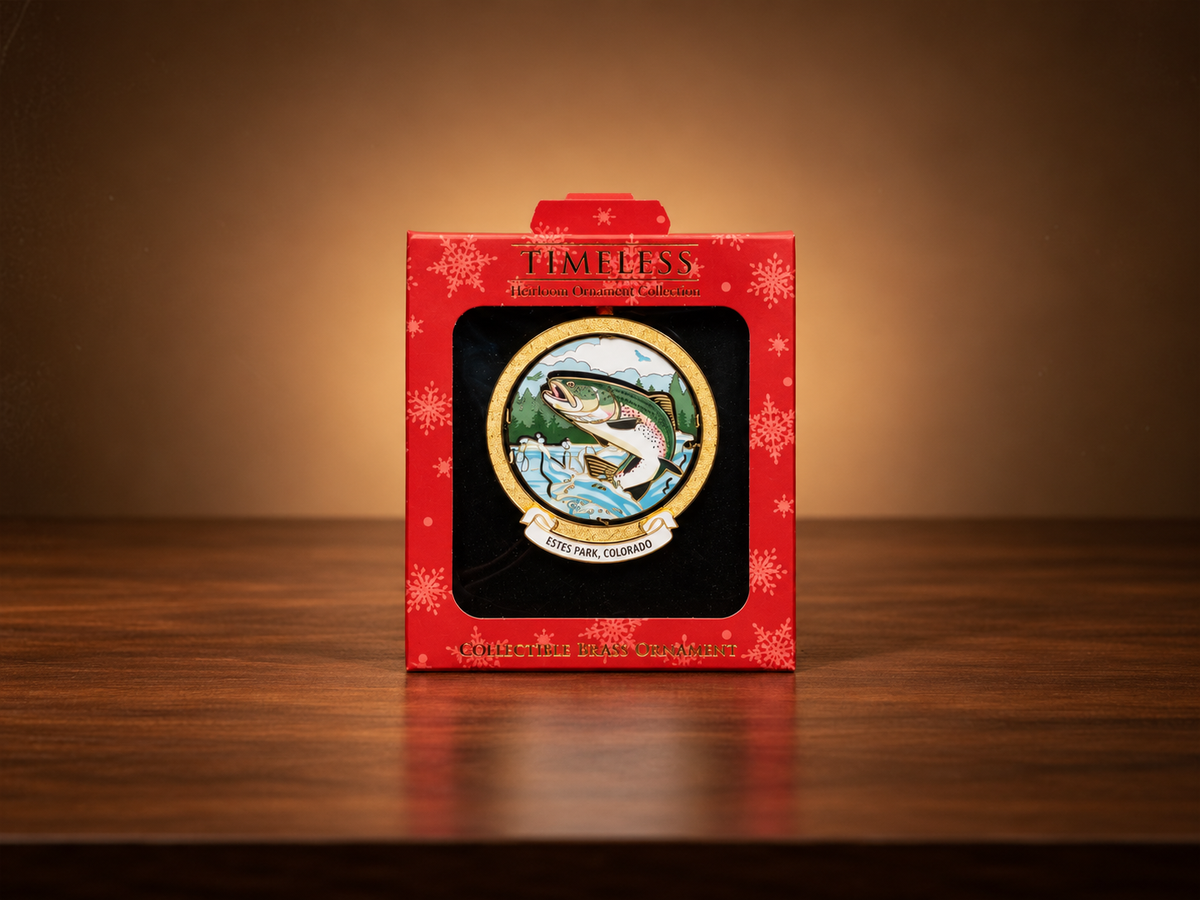 Estes Park Rainbow Trout Collectible Timeless Christmas Ornament